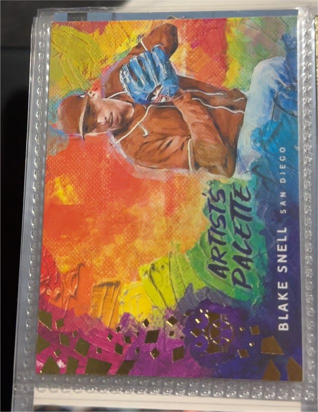 2021 Panini Diamond Kings #AP-6 Blake Snell Artist's Palette — front