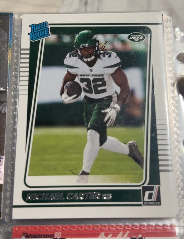 2021 Donruss #268 Michael Carter — front