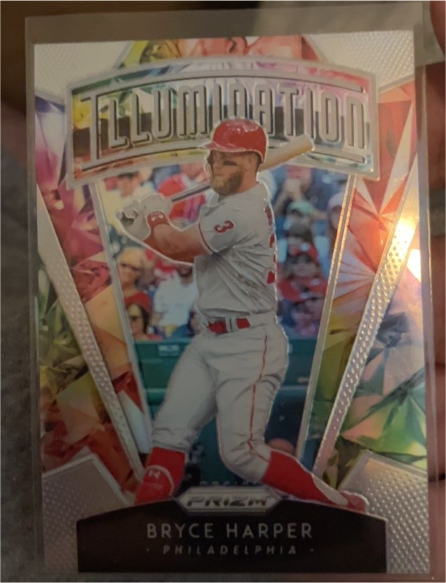 2019 Panini Prizm #I-2 Bryce Harper Illumination — front