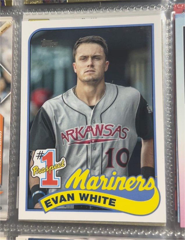 2020 Topps Update #P-1 Evan White — front