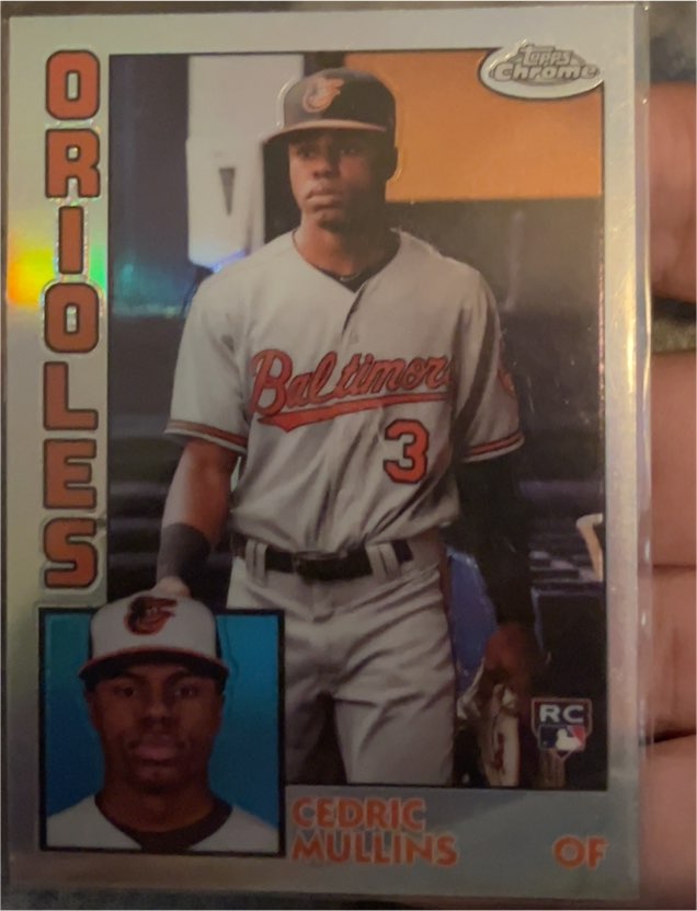 2019 Topps Chrome #84TC-4 Cedric Mullins — front