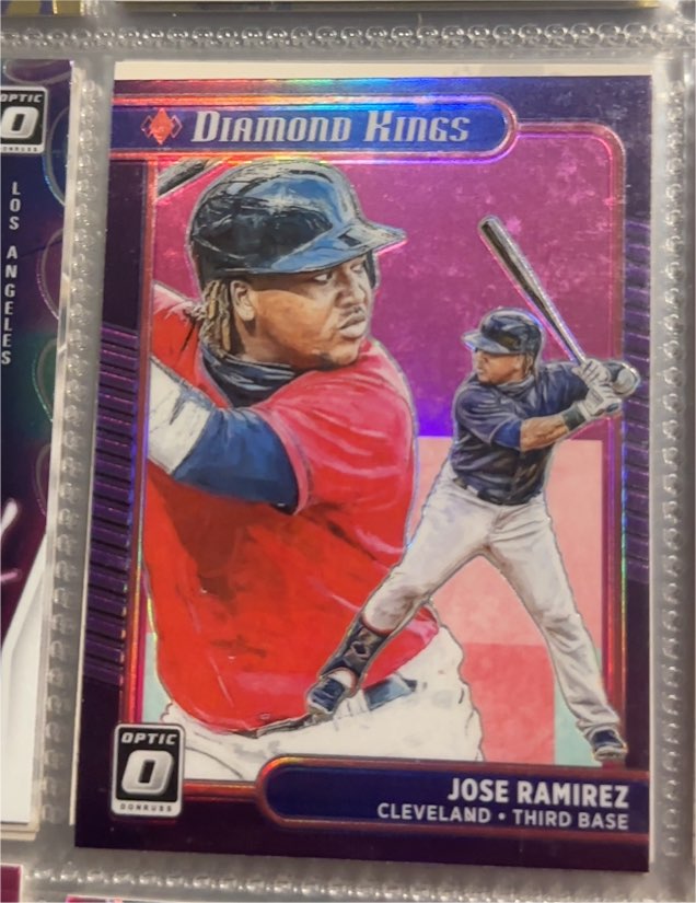 2021 Donruss Optic Diamond Kings #8 Jose Ramirez — front