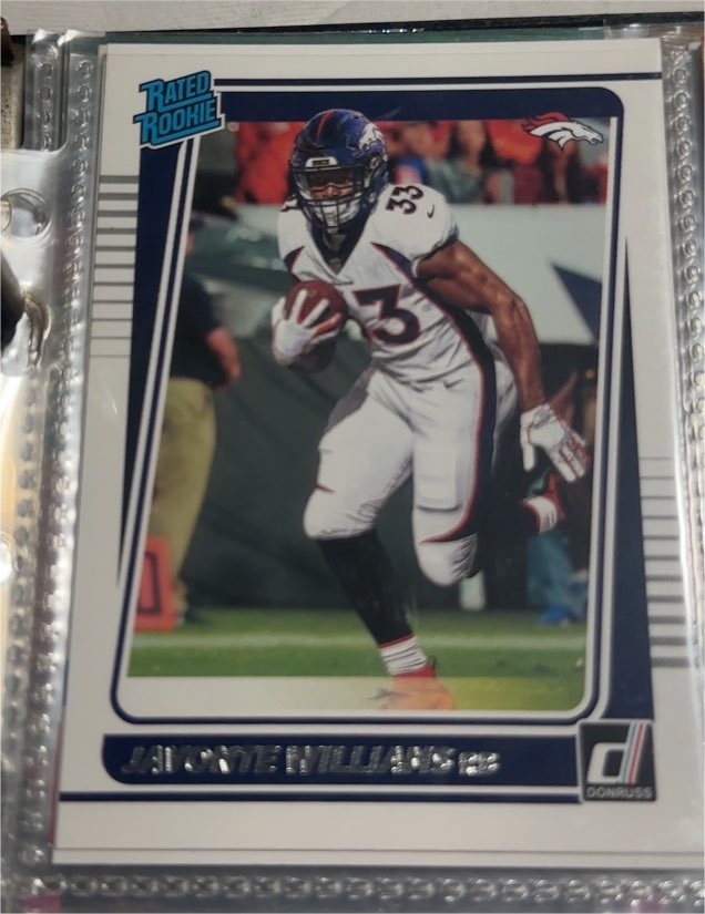 2021 Donruss #275 Javonte Williams — front