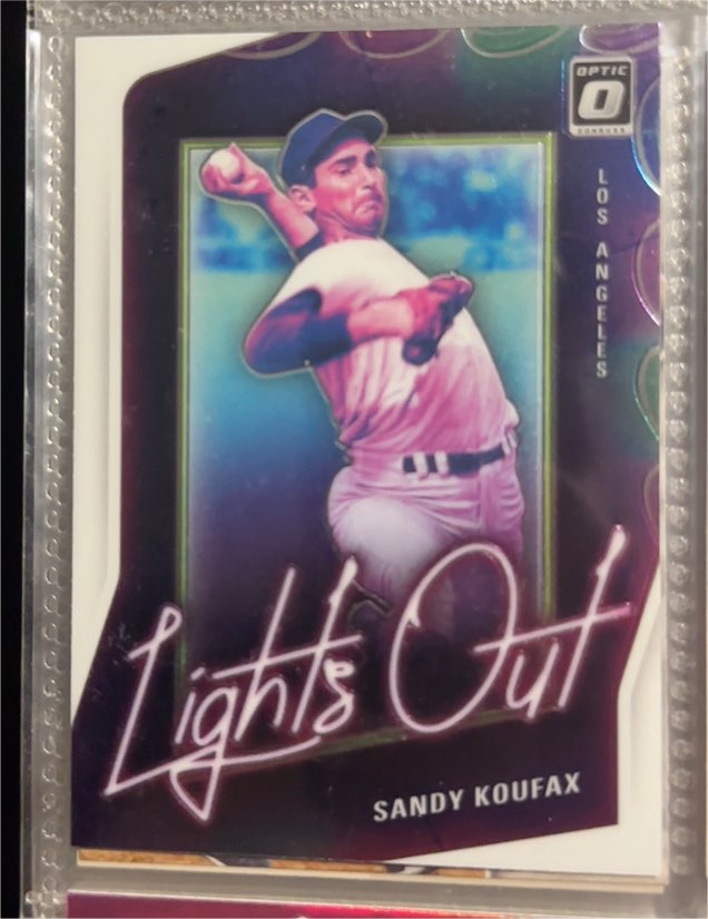 2021 Donruss Optic #LO3 Sandy Koufax Lights Out — front