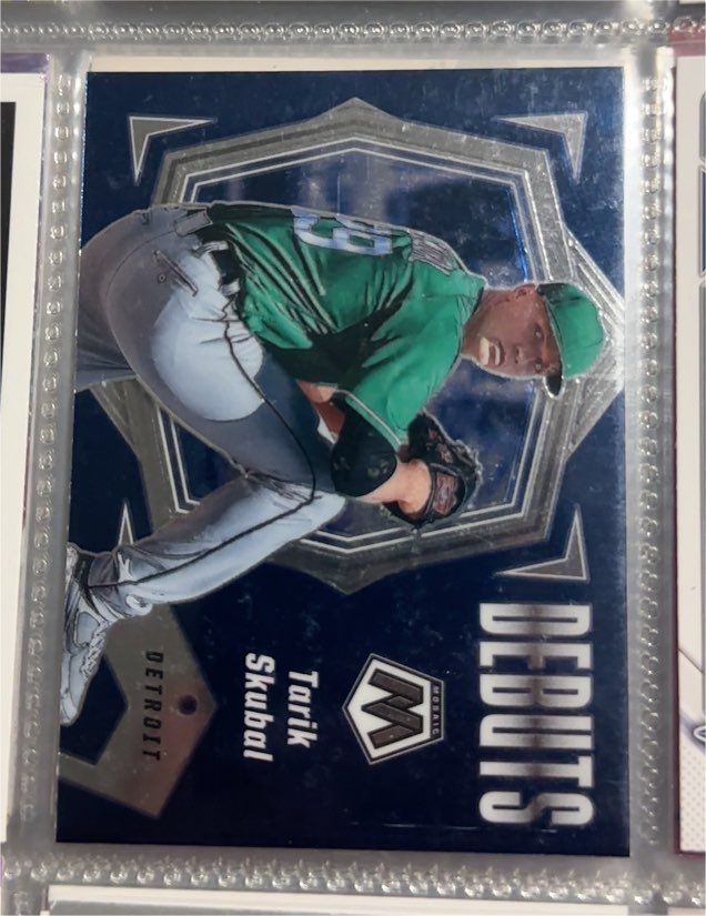 2021 Panini Mosaic Debuts #PD12 Tarik Skubal — front