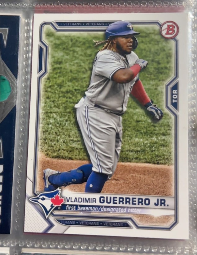2021 Bowman Veterans #73 Vladimir Guerrero Jr. — front
