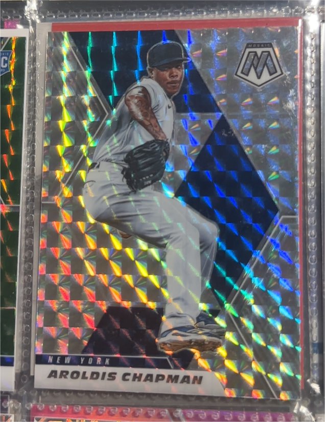2021 Panini Mosaic #79 Aroldis Chapman — front