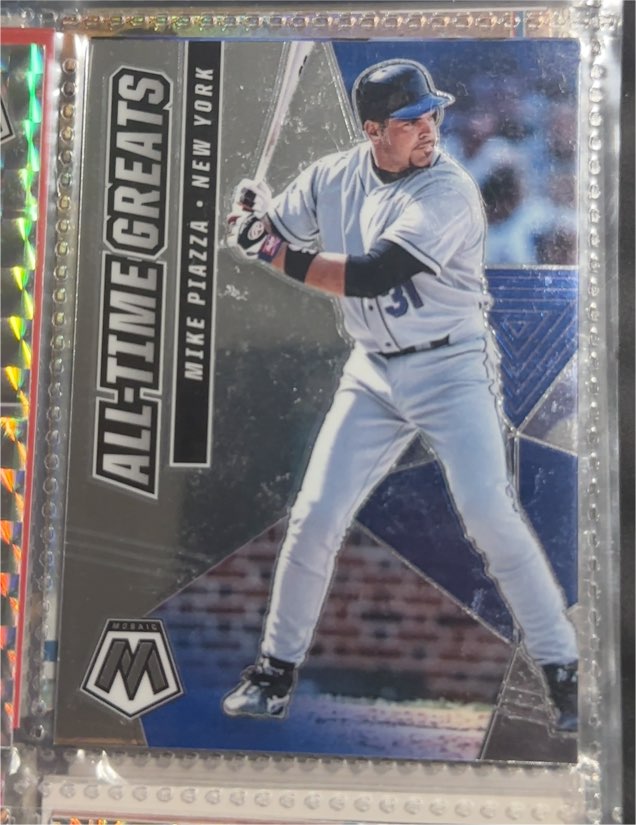 2021 Panini Mosaic All-Time Greats #ATG4 Mike Piazza — front