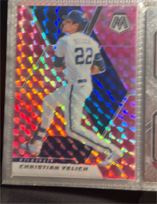 2021 Panini Mosaic #22 Christian Yelich — front