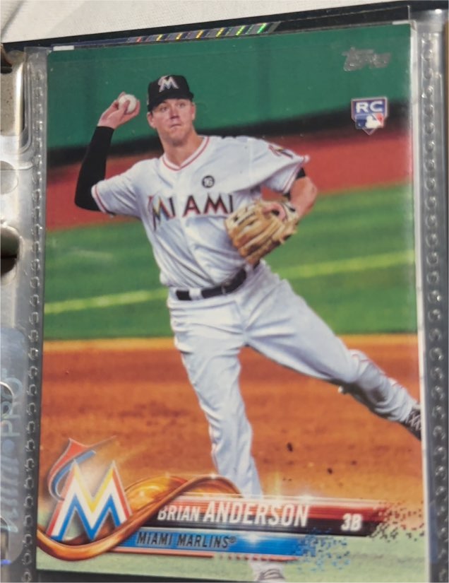 2018 Topps #234 Brian Anderson — front