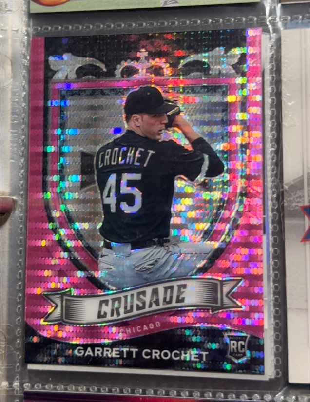 2021 Panini Chronicles Crusade #1 Garrett Crochet — front