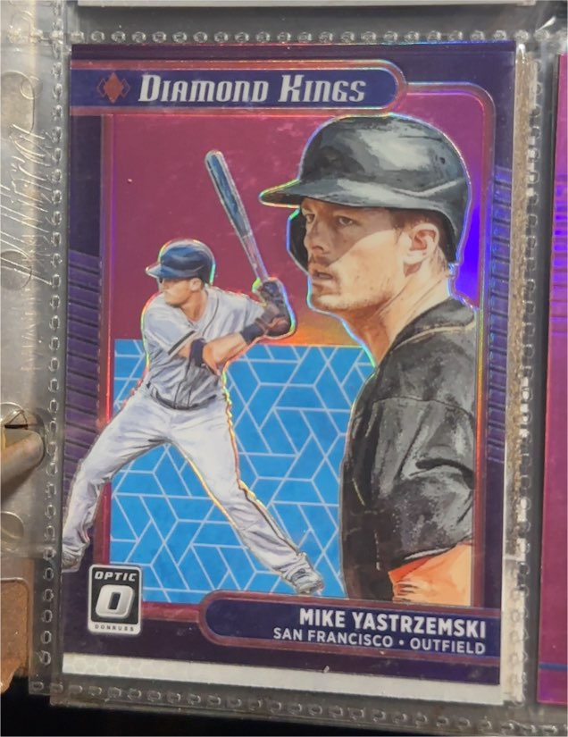 2021 Donruss Optic Diamond Kings #28 Mike Yastrzemski — front