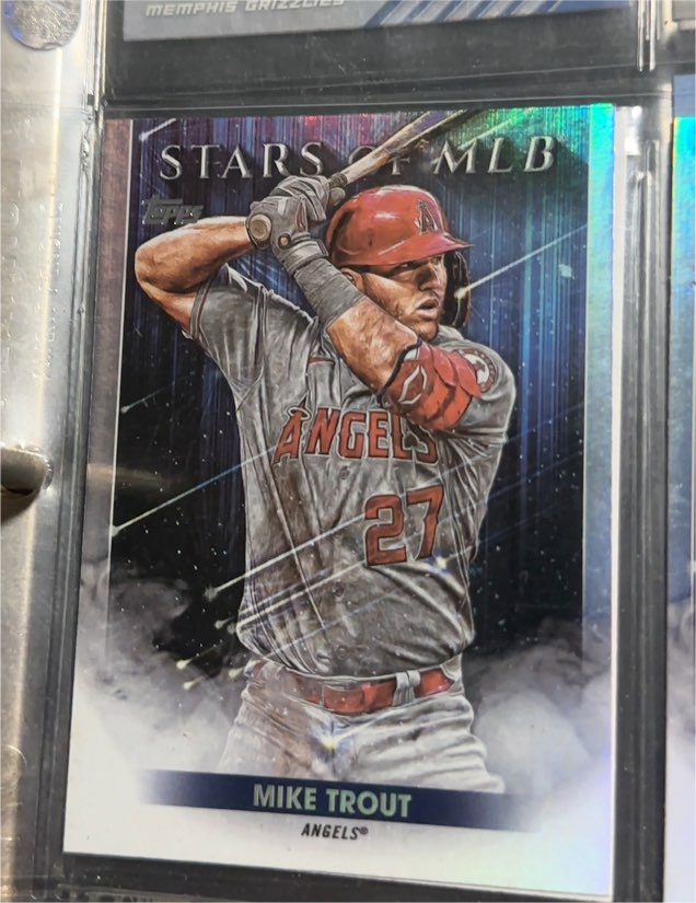 2022 Topps Series 1 Stars of MLB #SMLB-1 Mike Trout — front