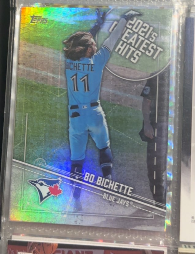 2022 Topps #21GH-2 Bo Bichette 2021's Greatest Hits — front