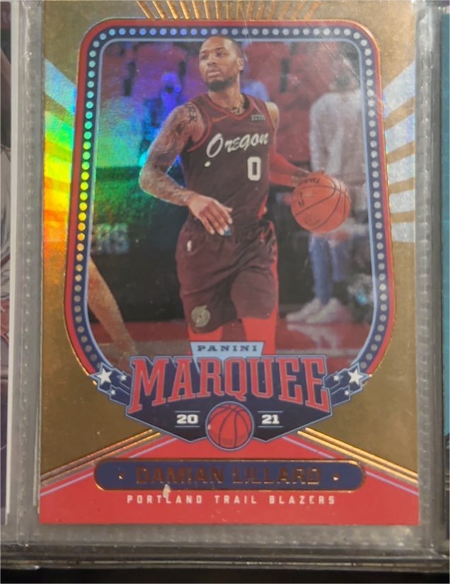 2020-21 Panini Chronicles Marquee #257 Damian Lillard — front