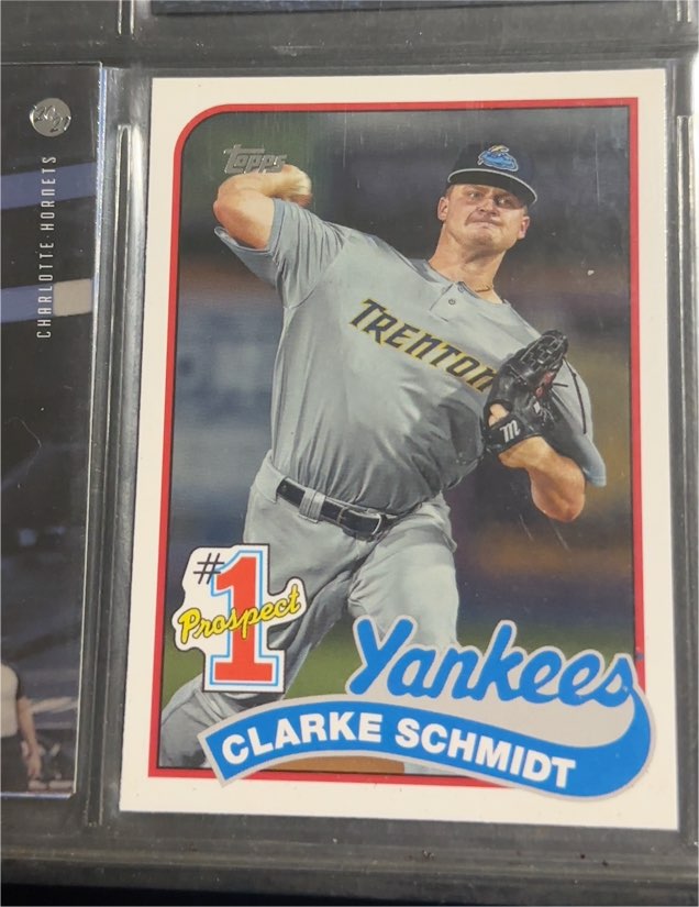 2020 Topps Update #1 Prospect Clarke Schmidt #P-30 — front