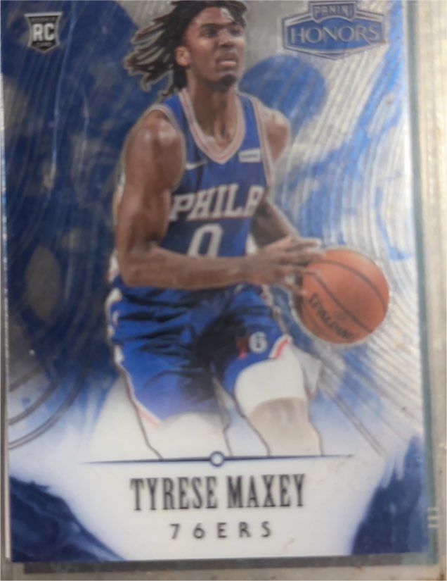 2020-21 Panini Chronicles Honors #598 Tyrese Maxey — front