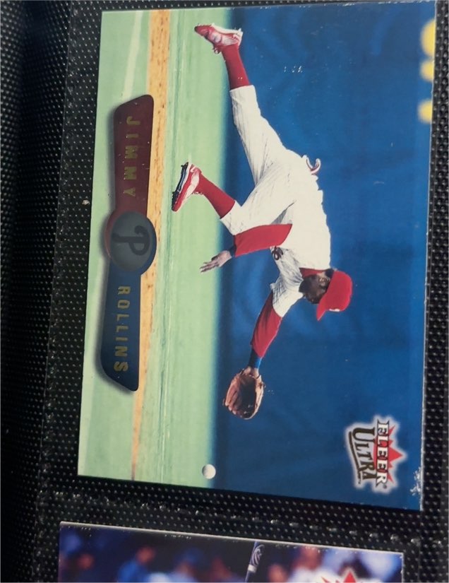 2002 Fleer Ultra #14 Jimmy Rollins — front
