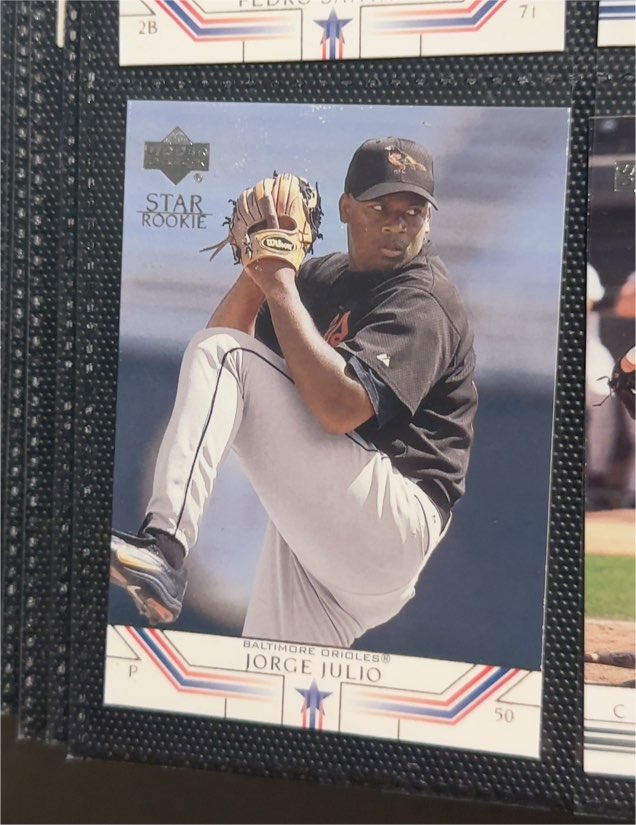2001 Upper Deck #50 Jorge Julio — front
