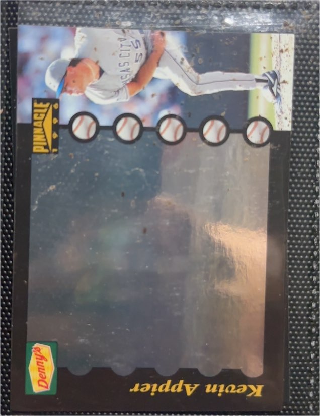 1996 Pinnacle Denny's Holograms #22 Kevin Appier — front