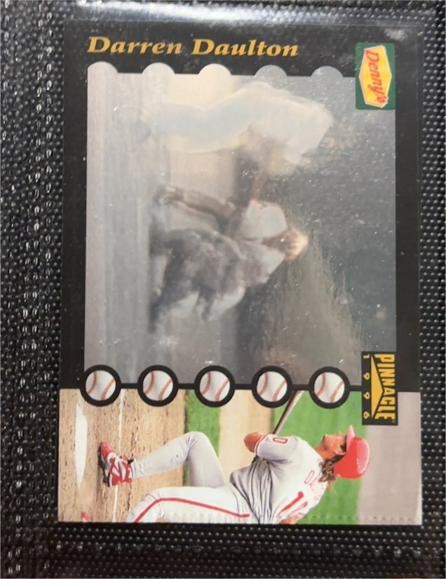 1996 Pinnacle Denny's Holograms #unknown Darren Daulton — front