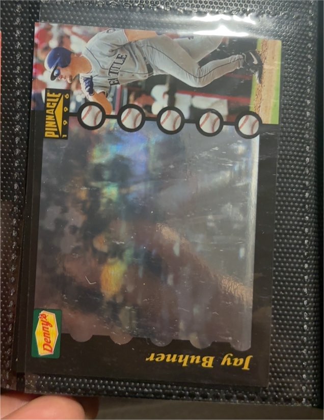 1996 Pinnacle Denny's Instant Replay Full Motion Holograms #7 Jay Buhner — front