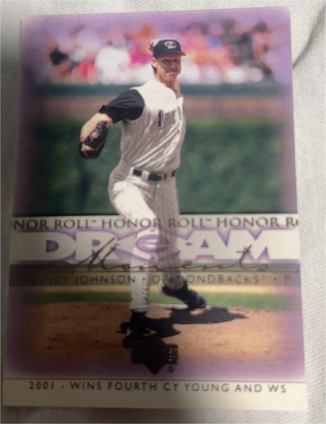 2002 Upper Deck Honor Roll #30 Randy Johnson — front