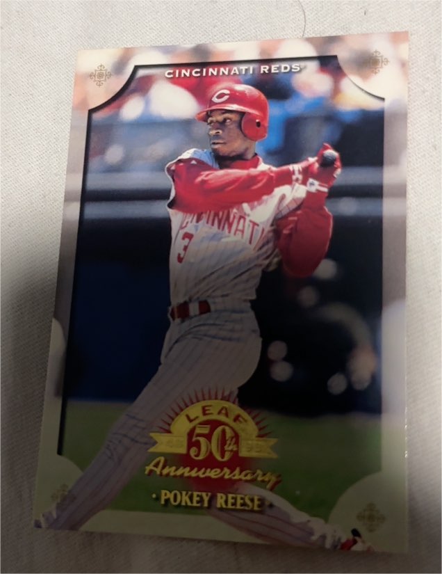 1998 Leaf 50th Anniversary Pokey Reese — front