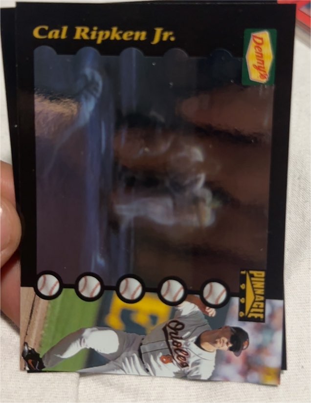 1996 Pinnacle Denny's Holograms #2 Cal Ripken Jr. — front