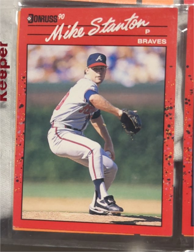 1990 Donruss #508 Mike Stanton — front