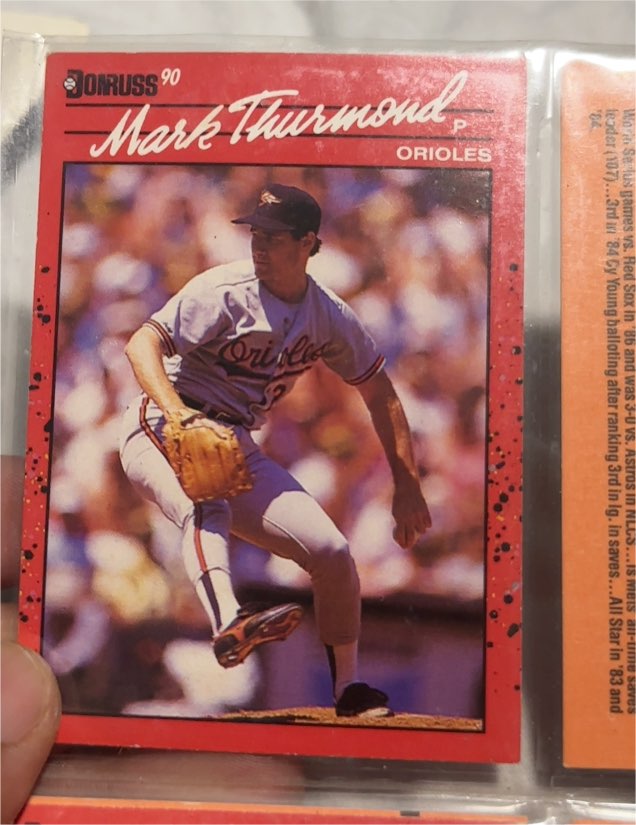 1990 Donruss #612 Mark Thurmond — front
