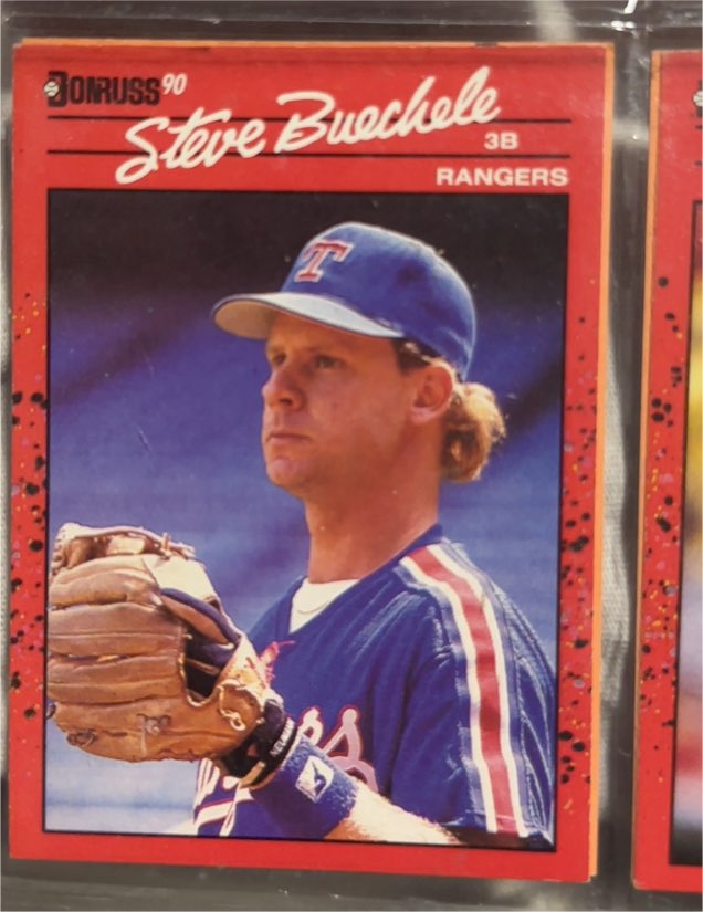 1990 Donruss #107 Steve Buechele — front