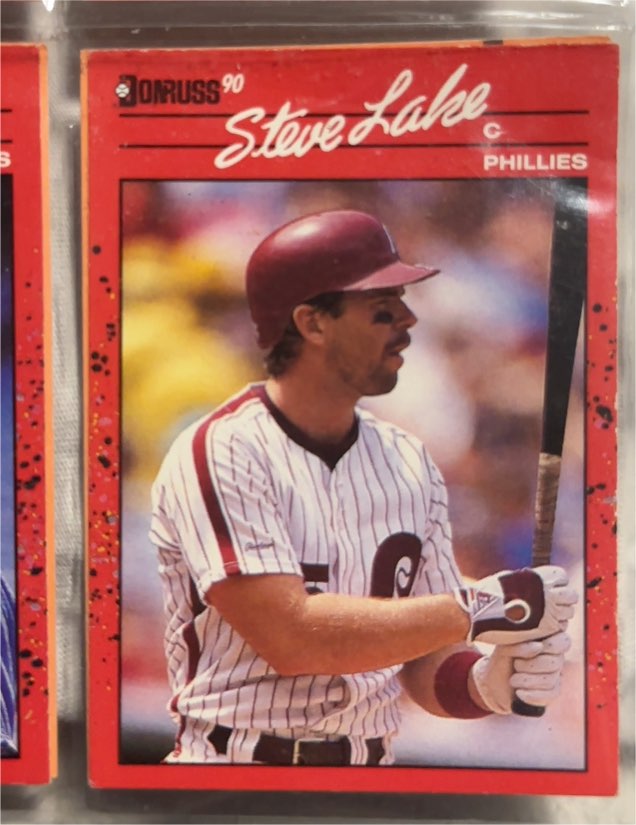 1990 Donruss #431 Steve Lake — front