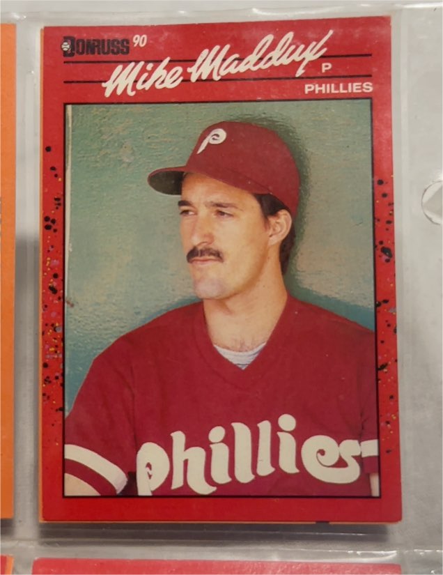 1990 Donruss #312 Mike Maddux Philadelphia Phillies — front