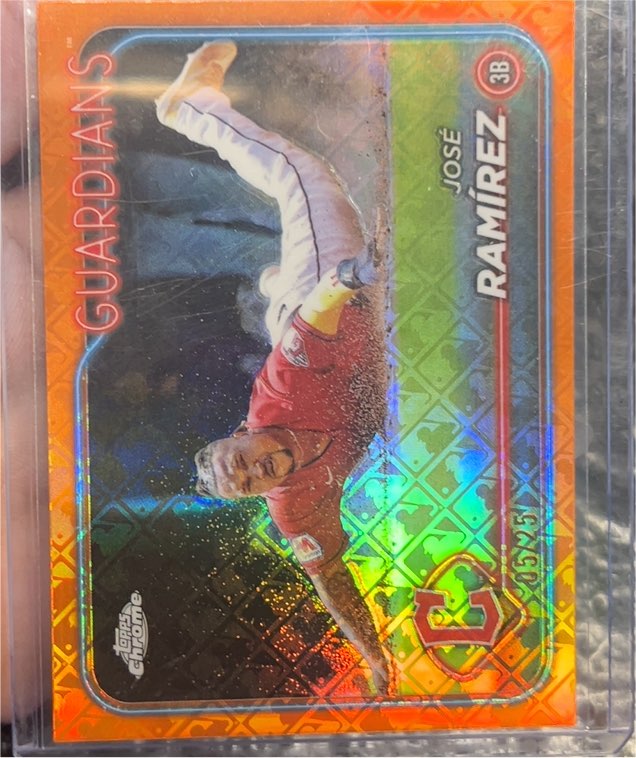 2024 Topps Chrome #173 José Ramírez — front