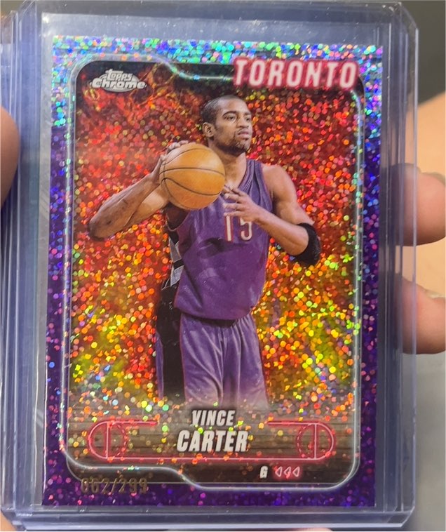 2024-25 Topps Chrome #54 Vince Carter — front