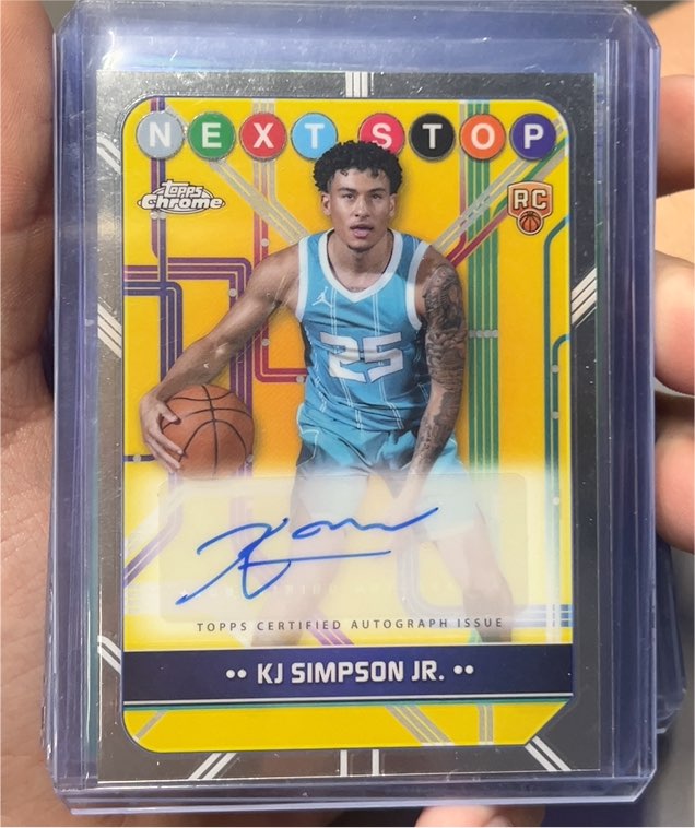 2024-25 Topps Chrome #NSS-KS KJ Simpson Jr. — front