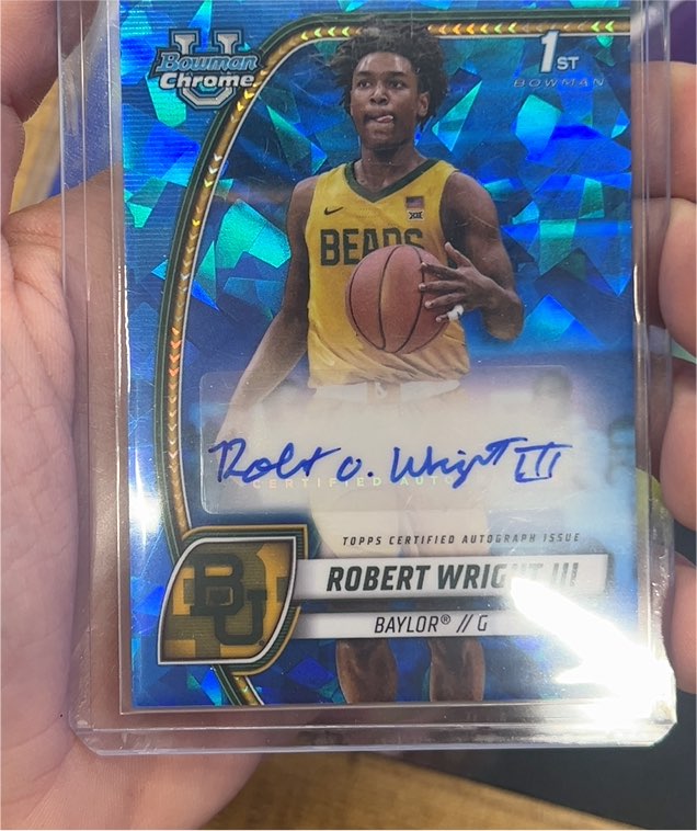 2024-25 Bowman Chrome University #15 Robert Wright III — front