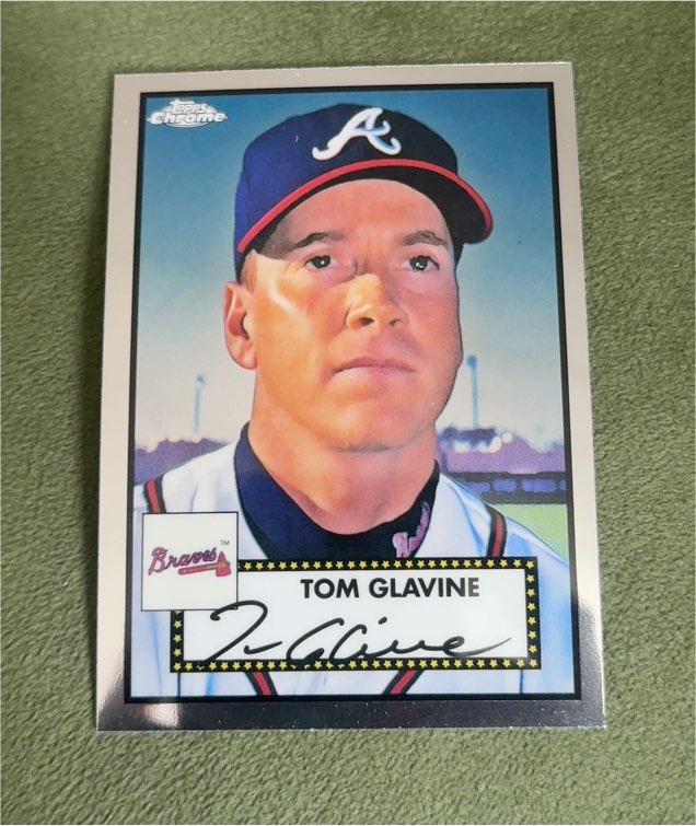 2021 Topps Chrome Platinum Anniversary #510 Tom Glavine — front