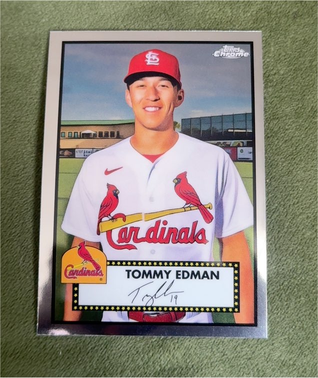 2021 Topps Chrome Platinum Anniversary #396 Tommy Edman — front