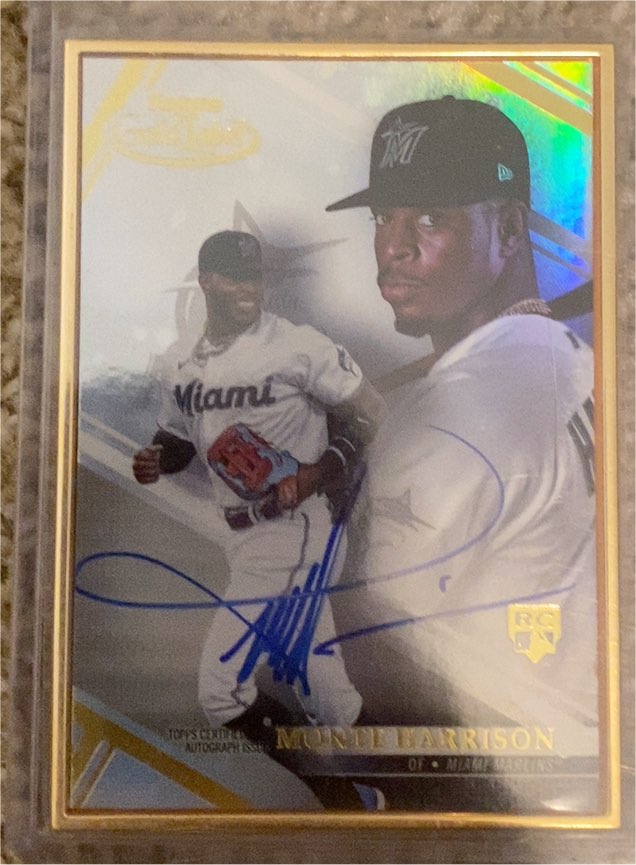 2021 Topps Gold Label #FA-MH Monte Harrison — front