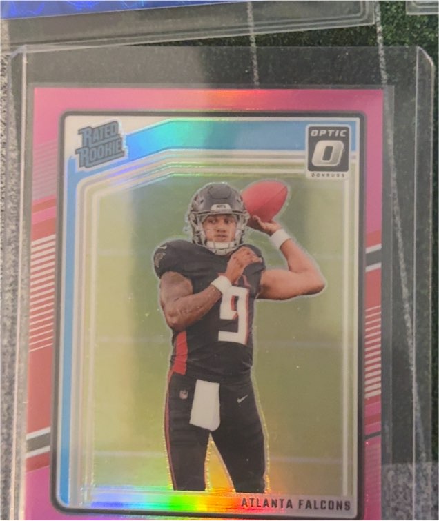 2024 Panini Donruss Optic #369 Desmond Ridder Rated Rookie Red Pandora — front