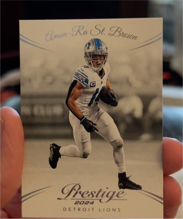 2024 Panini Prestige #98 Amon-Ra St. Brown — front