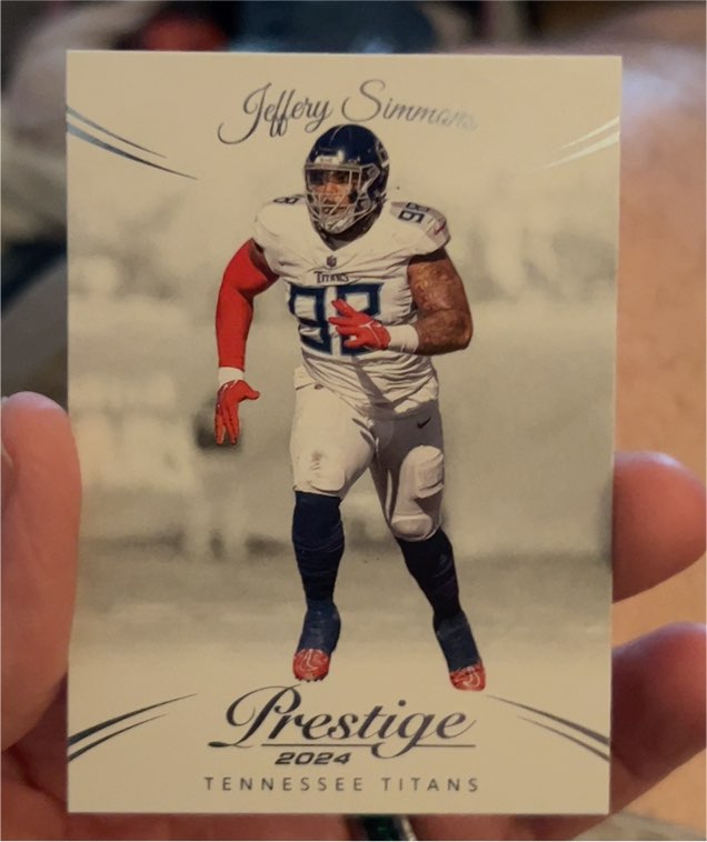 2024 Panini Prestige #290 Jeffery Simmons — front
