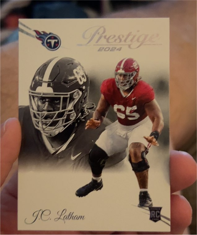 2024 Panini Prestige #316 J.C. Latham — front
