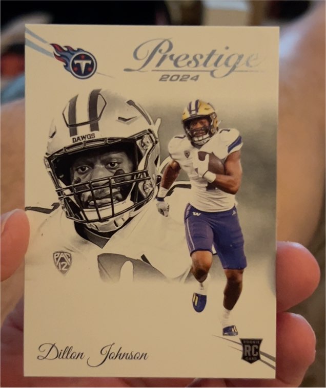 2024 Panini Prestige #356 Dillon Johnson — front