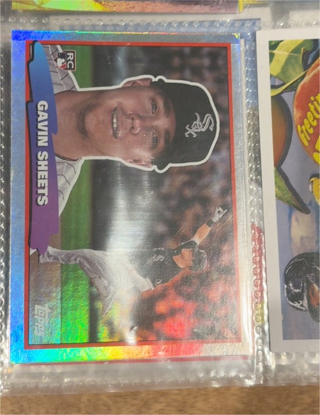 2022 Topps Archives Big Foil 1988 Gavin Sheets White Sox RC #88BF-5 — front