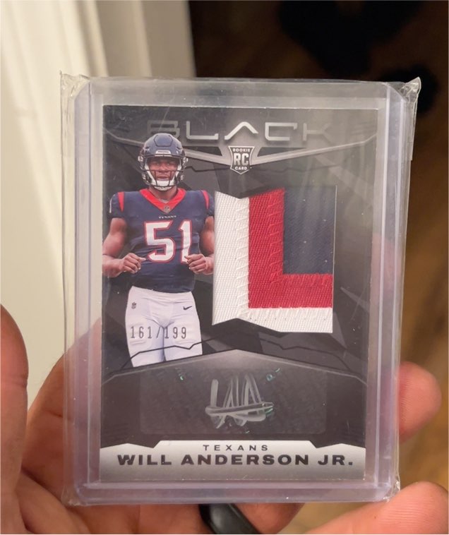 2023 Panini Black #203 Will Anderson Jr. — front