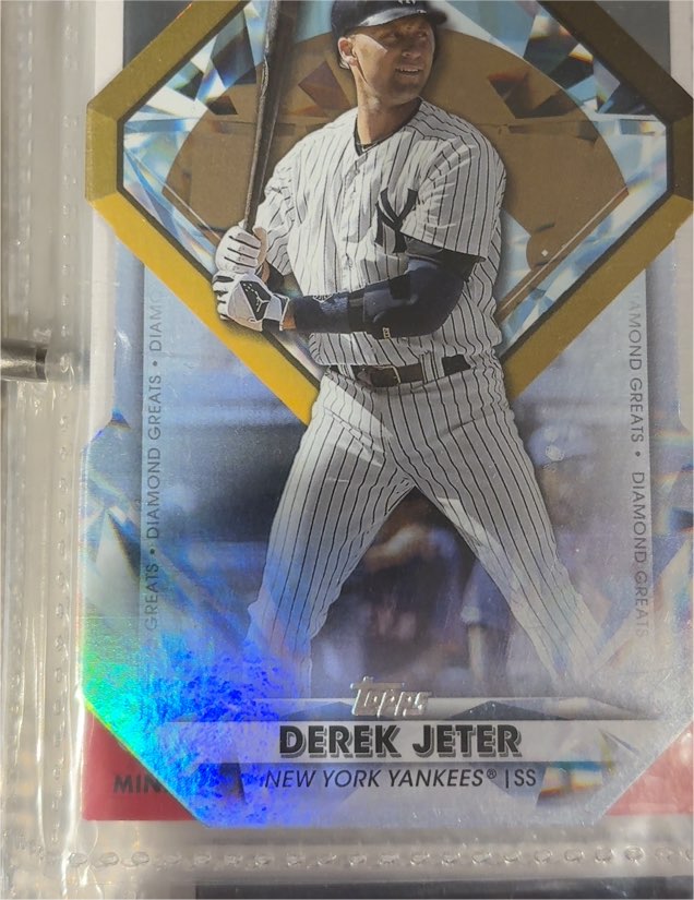 2022 Topps Diamond Greats Die-Cuts #DGDC-18 Derek Jeter — front