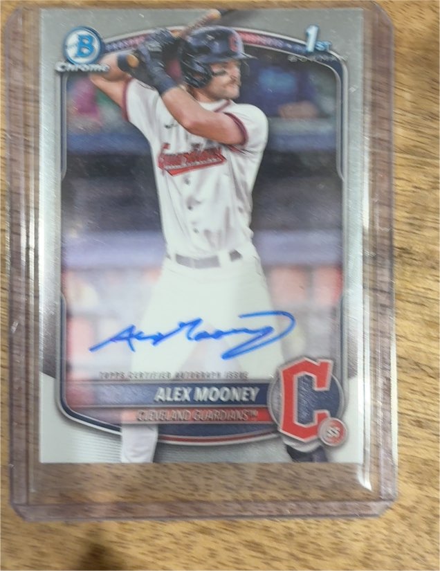 2025 Bowman Chrome #CPA-AM Alex Mooney — front